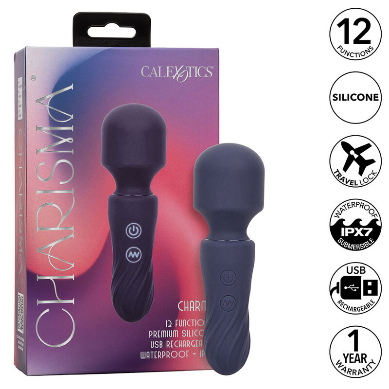 CALEXOTICS - CHARISMA CHARM MASSEUR 12 FONCTIONS VIOLET – Image 9