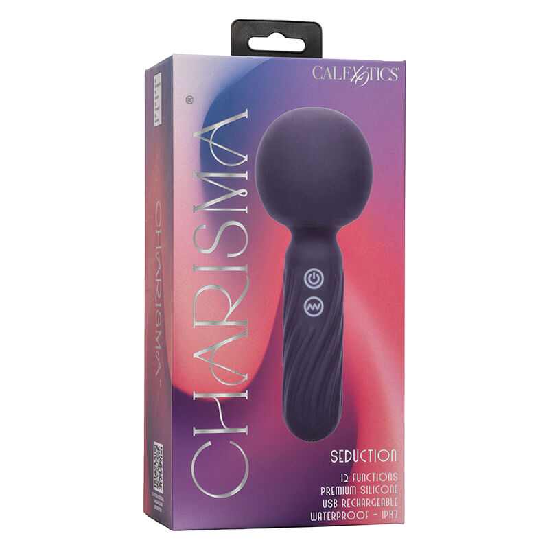 CALEXOTICS - CHARISMA SEDUCTION MASAJEADOR 12 FUNCIONES 17,75 CM X 6,25 CM MORADO - Imagen 3