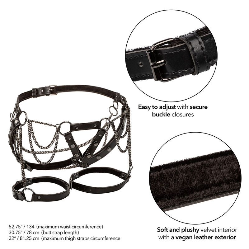 CALEXOTICS - EUPHORIA HARNAIS DE CUISSE MULTICHAÎNES PREMIUM GRANDE TAILLE – Image 4