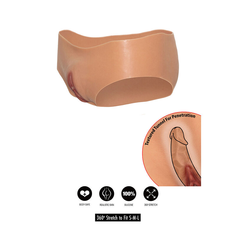 DESIDERIO NASCOSTO - ALTER EGO VAGINA APERTA SLIP VITA BASSA CARNE - immagine 3