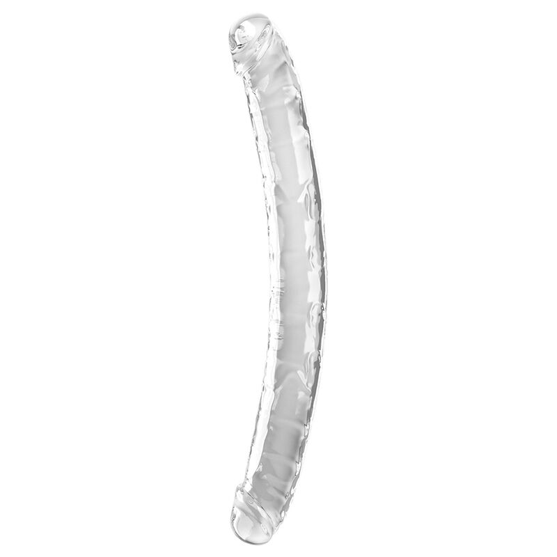 KING COCK - DOUBLE TROUBLE DOUBLE GODE 46 CM TRANSPARENT – Image 4