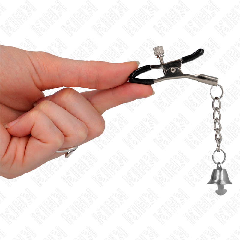 KINK - PINCES À TÉLÉTON PENDENTIF CLOCHE ARGENT 6 CM – Image 2