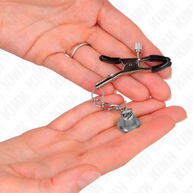 KINK - PINCES À TÉLÉTON PENDENTIF CLOCHE ARGENT 6 CM – Image 3