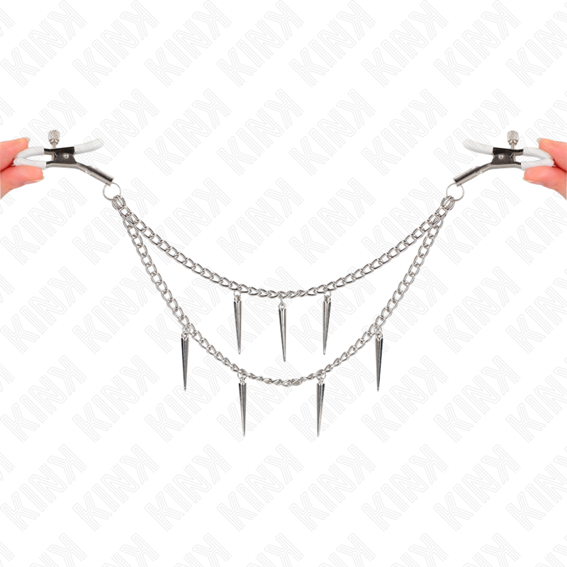 KINK - PINZE PER CAPEzzoli CON CATENE A SPUNTE 30 CM - immagine 4