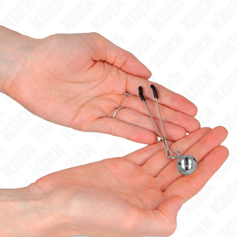 KINK - PINCES À TÉLÉPHONE MINCE CLOCHE ARGENT 7 CM – Image 2