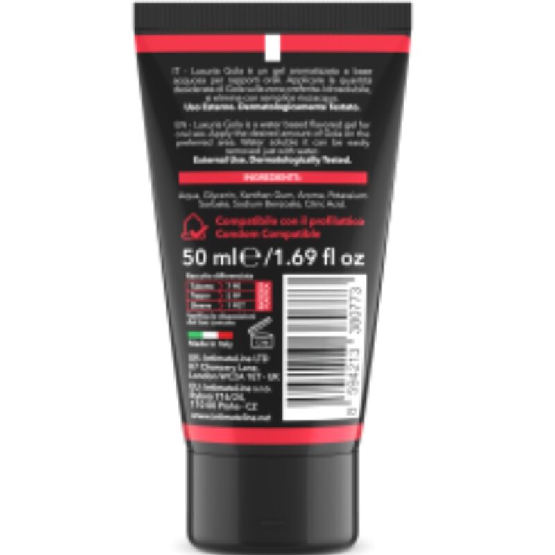 INTIMATELINE LUXURIA - SEXO ORAL GEL SABOR MORANGO 50 ML - Image 3