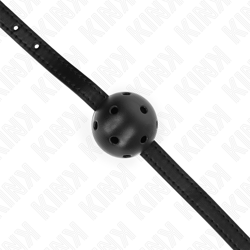 KINK - BOLA RESPIRÁVEL PRETA SIMPLICITY 4,5 CM MORDAÇA 62 x 1,5 CM - Image 2