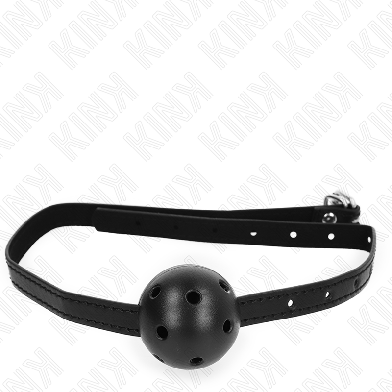 KINK - BOLA RESPIRÁVEL PRETA SIMPLICITY 4,5 CM MORDAÇA 62 x 1,5 CM - Image 4