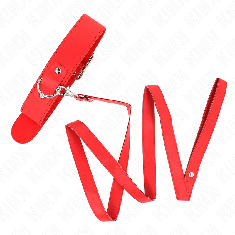 KINK - COLAR COM CINTO 116 CM ALÇA ROJO AJUSTÁVEL 32-50 CM X 8 CM - Image 5