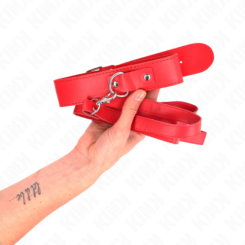 KINK - COLAR COM CINTO 116 CM ALÇA ROJO AJUSTÁVEL 32-50 CM X 8 CM - Image 2