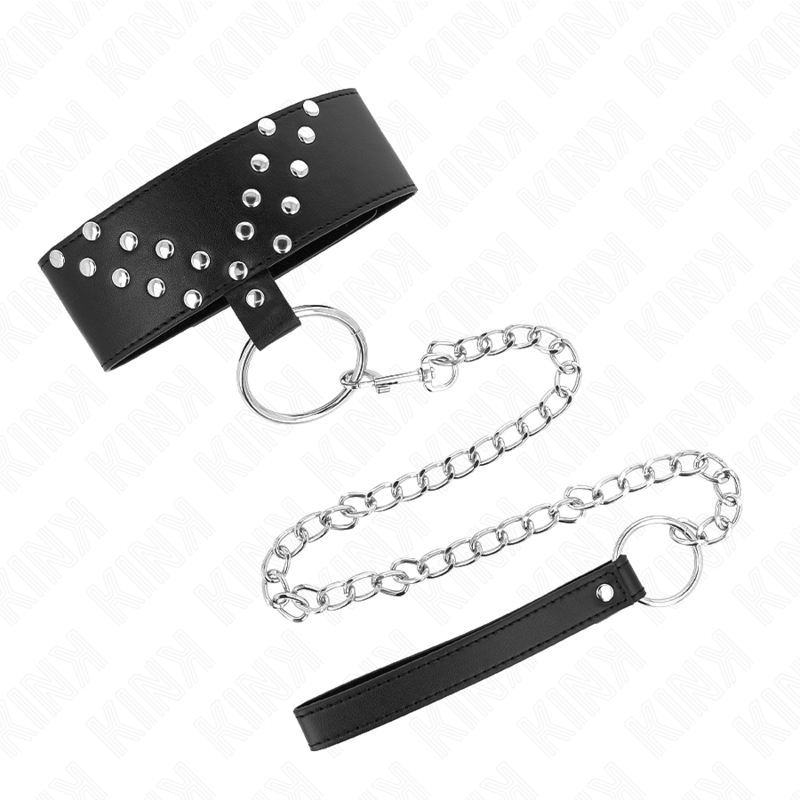 KINK - COLAR COM CINTO 65 CM COM REBITE V AJUSTÁVEL 36-43 CM X 5 CM - Image 5