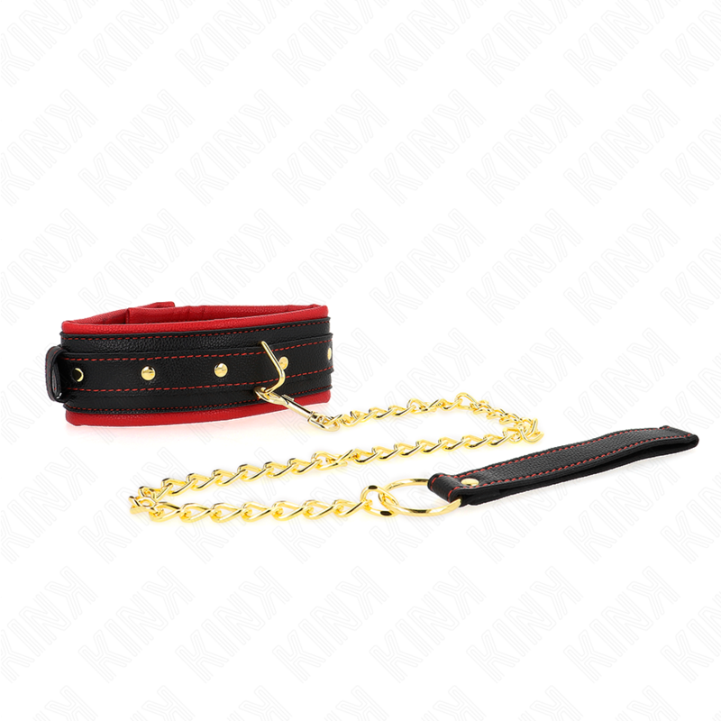 KINK - COLLAR CON CORREA DE TEJIDO LISO AJUSTABLE 33-48 CM X 5.7 CM - Imagen 4