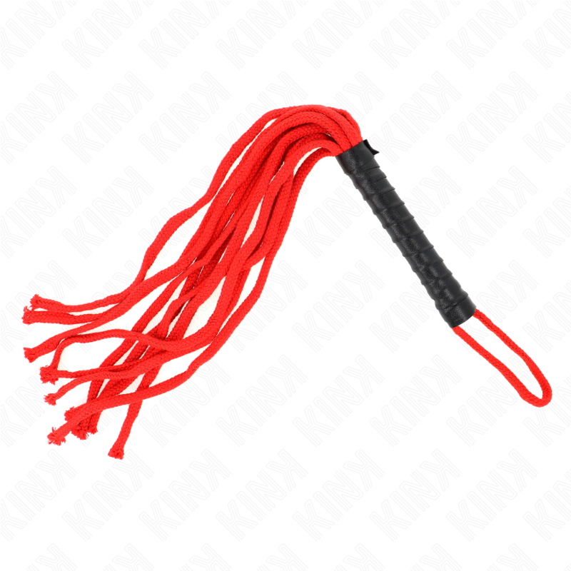 KINK - FOUET CORDE ROJO 56 CM – Image 2