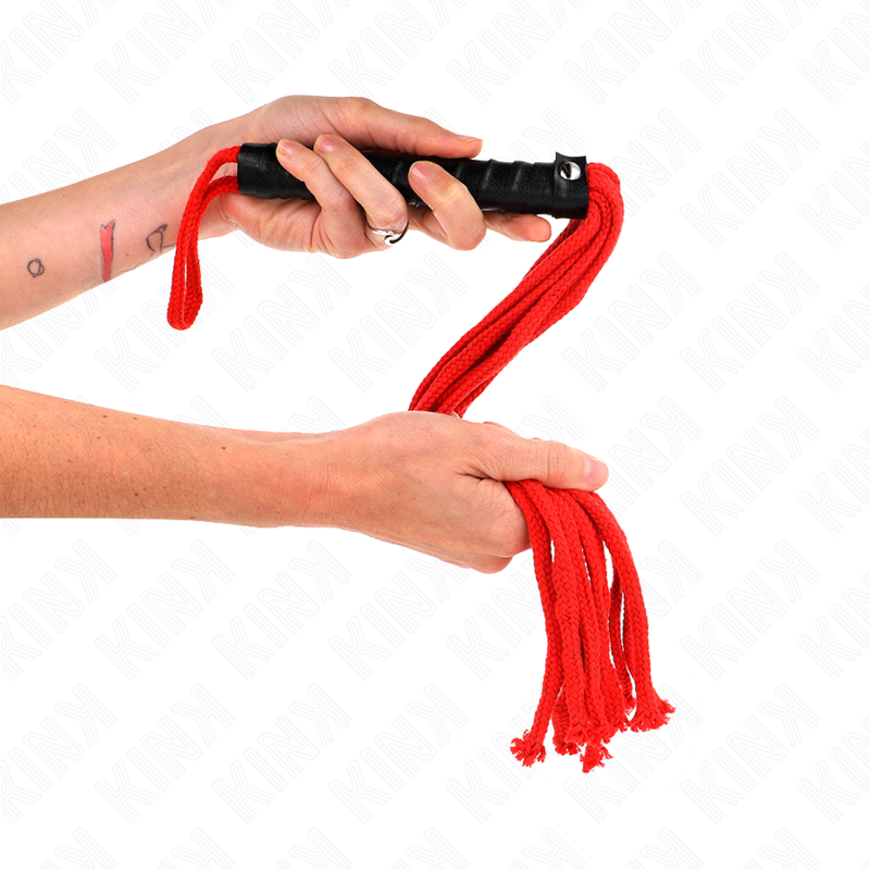 KINK - FOUET CORDE ROJO 56 CM – Image 4