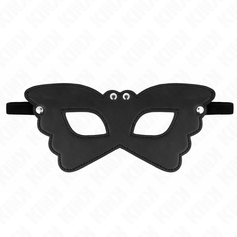 KINK - MASCHERA IN SIMILPELLE A FORMA DI FARFALLA 20 x 9 CM - immagine 4