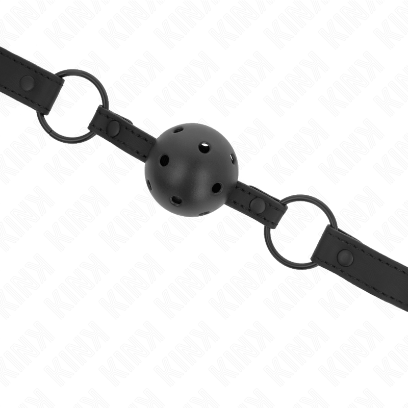 KINK - NEOPRENBALL 4,5 CM KNEBEL 63,5 X 2 CM VERSTELLBAR 41 X 59 CM – Bild 4
