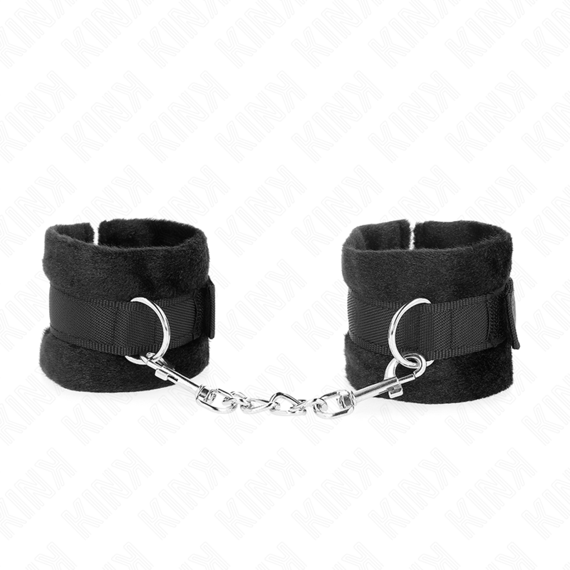 KINK - BEGINNER PELZHANDMANSCHETTEN SCHWARZ 30 X 7 CM – Bild 4