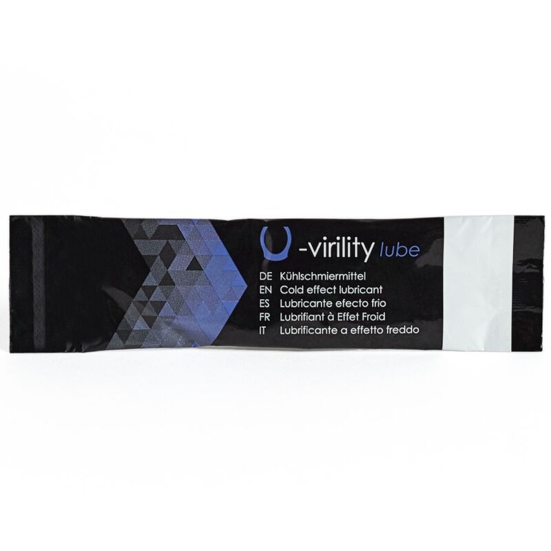 500 COSMETICS - U-VIRILITY LUBE LUBRIFICANTE EFFETTO FREDDO 10 X 5 ML - immagine 3