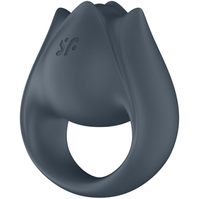 SATISFYER - PERFECT PAIR 2 MULTIVIBRATEUR 2 EN 1 ANNEAU PÉNIS ET STIMULATEUR DE DOIGTS GRIS – Image 6