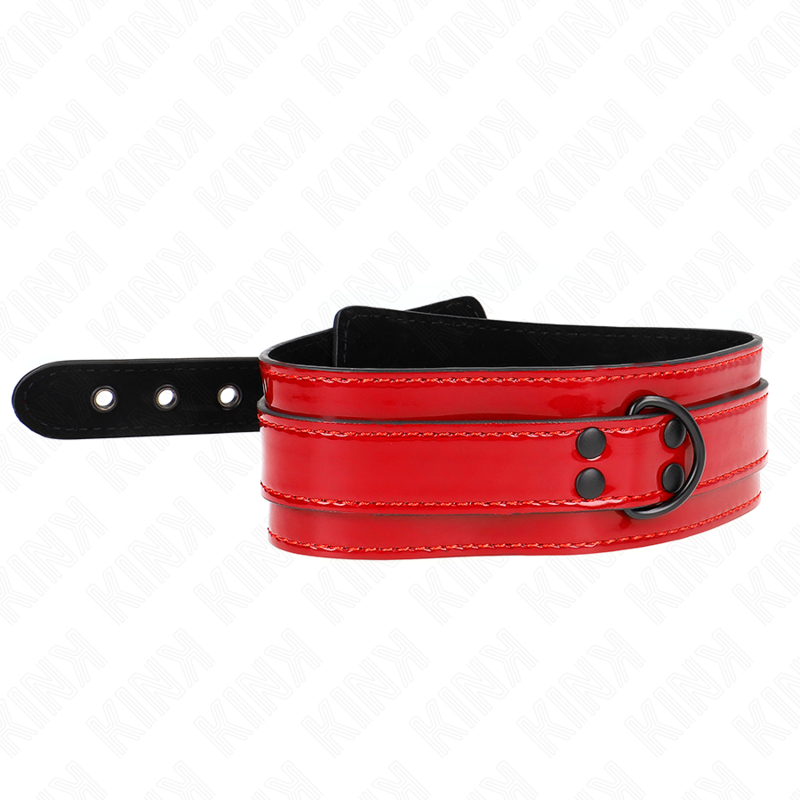 KINK - WEINROTE VERSTELLBARE HALSKETTE 37,5-49,5 CM X 5 CM – Bild 5