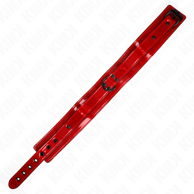 KINK - WEINROTE VERSTELLBARE HALSKETTE 37,5-49,5 CM X 5 CM – Bild 3