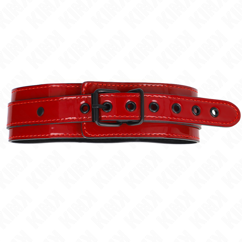 KINK - WEINROTE VERSTELLBARE HALSKETTE 37,5-49,5 CM X 5 CM – Bild 4