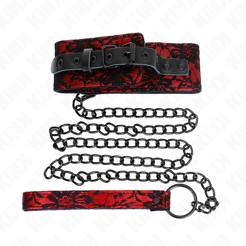 KINK - SPITZENKETTE MIT GÜRTEL MIT ECHTLEDERGÜRTEL 105 CM / 44 X 5,5 CM – Bild 3