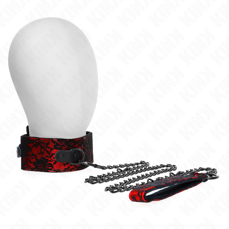 KINK - SPITZENKETTE MIT GÜRTEL MIT ECHTLEDERGÜRTEL 105 CM / 44 X 5,5 CM – Bild 5