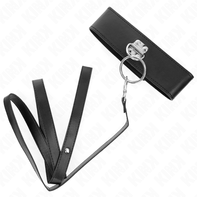 KINK - GUINZAGLIO BORCHIE 116 CM COLLARE CON CINTURINO IN SIMILPELLE 50 X 5 CM - immagine 6