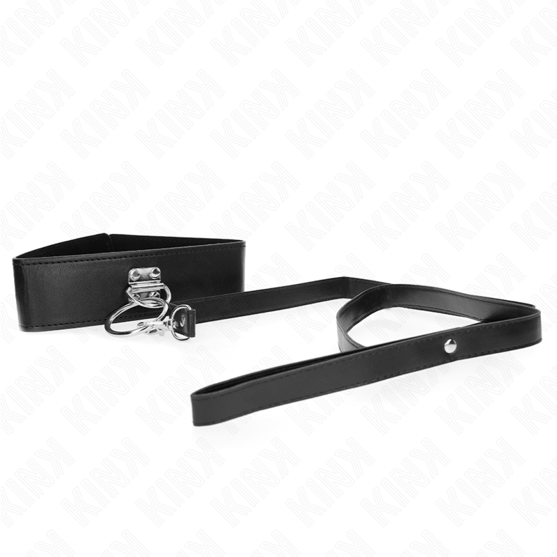 KINK - GUINZAGLIO BORCHIE 116 CM COLLARE CON CINTURINO IN SIMILPELLE 50 X 5 CM - immagine 5