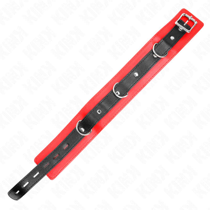 KINK - COLLIER AVEC CEINTURE 65 CM AVEC SANGLE ROUGE 54 X 4,5 CM – Image 2