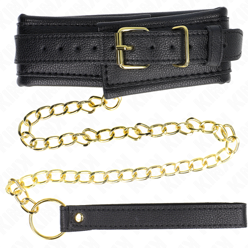 KINK - COLLAR CON CORREA ESPONJA IMITACIÓN CUERO MODELO 1 AJUSTABLE 37-54 CM X 3 CM - Imagen 6