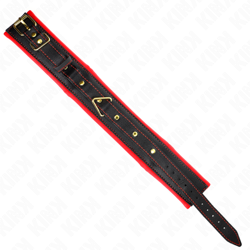 KINK - NECKLACE WITH SPONGE IMITATION LEATHER STRAP MODEL 2 ADJUSTABLE 37-54 CM X 3 CM - Image 6