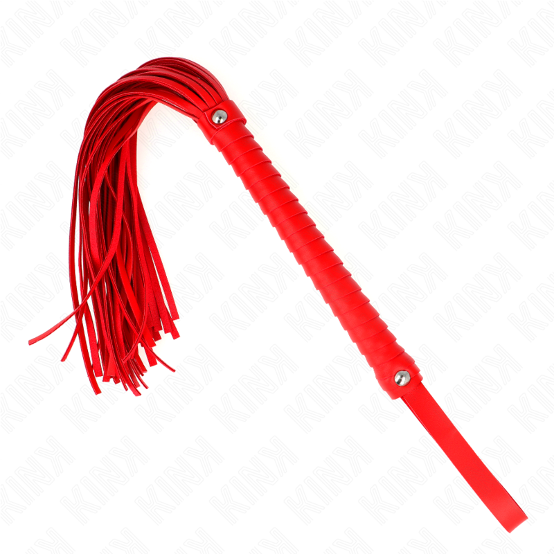 KINK - LÁTIGO CON MANGO TEXTURIZADO ROJO 48.5 CM - Imagen 2