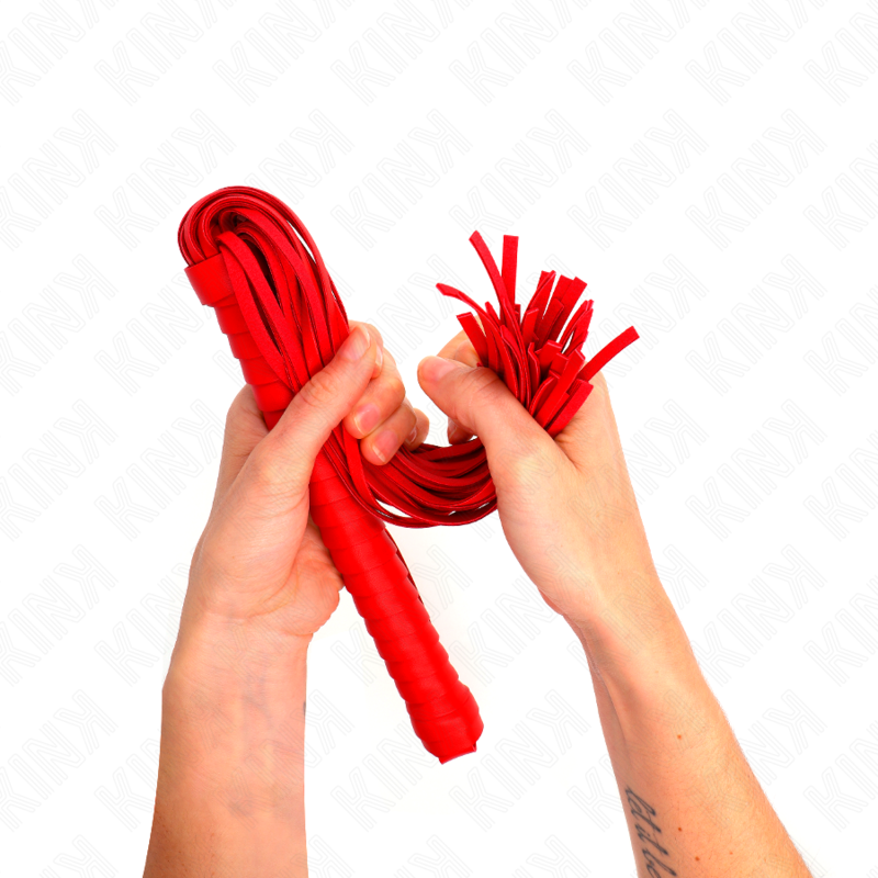 KINK - LÁTIGO CON MANGO TEXTURIZADO ROJO 48.5 CM - Imagen 3