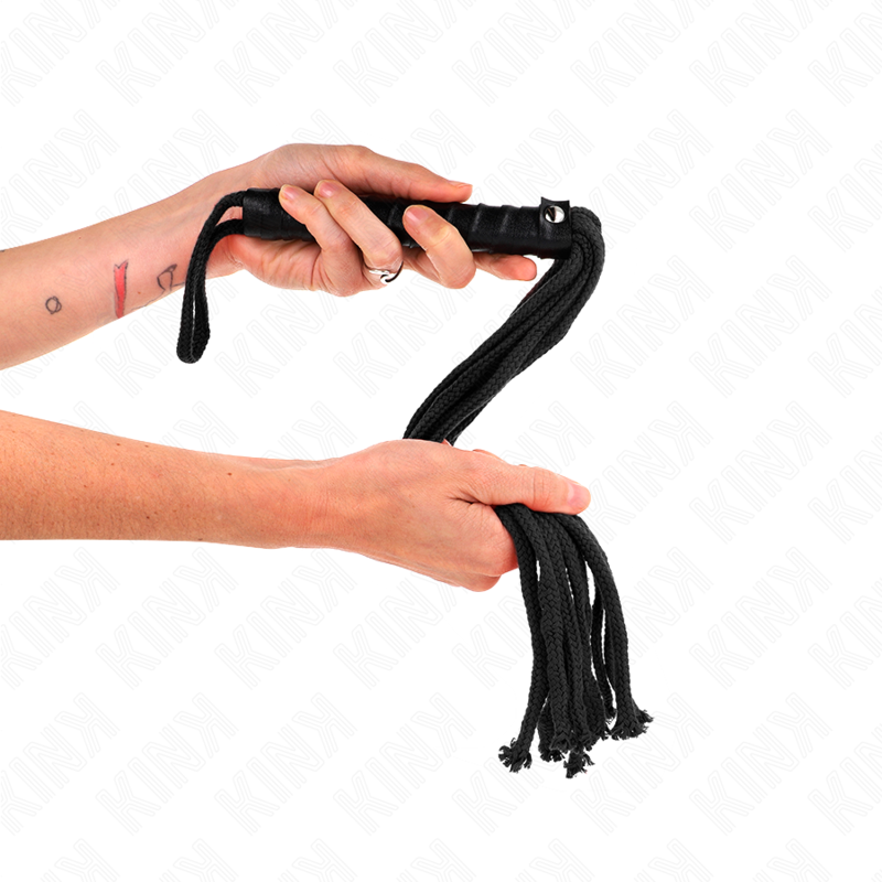 KINK - BLACK ROPE WHIP 56 CM - Image 3