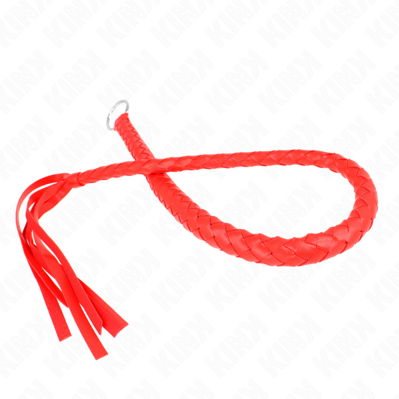 KINK - FOUET SERPENT AVEC ANNEAU ROUGE 65 CM – Image 5