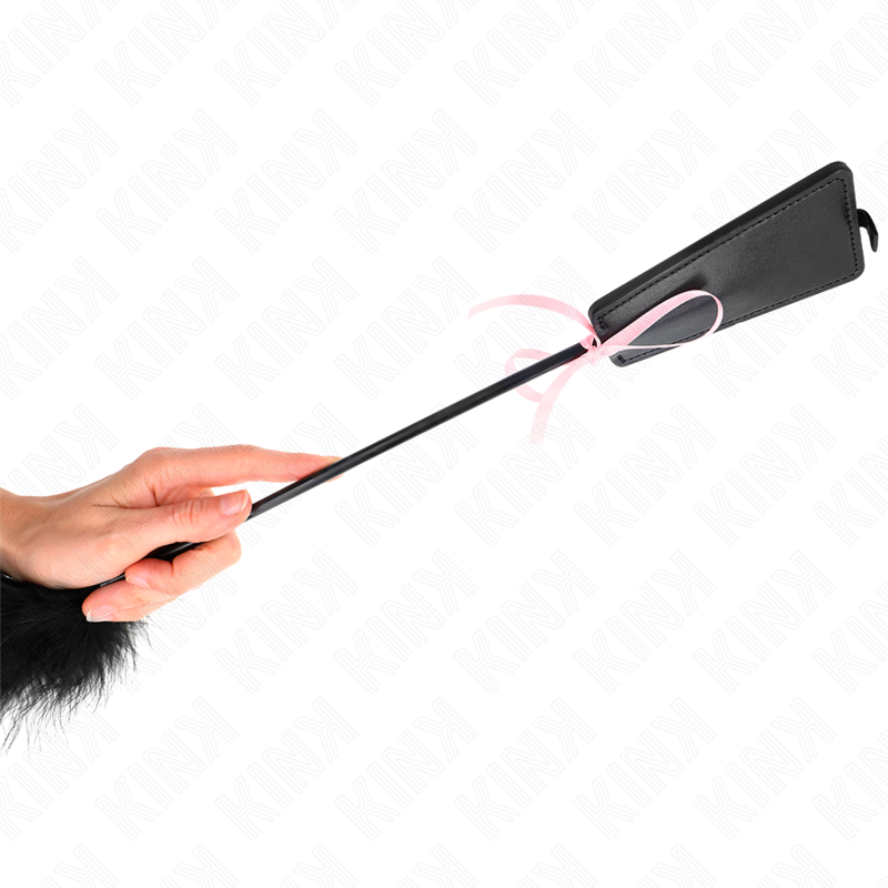 KINK - PIUME TICKLE CON FIOCCO NASTRO ROSA 49 CM - immagine 2