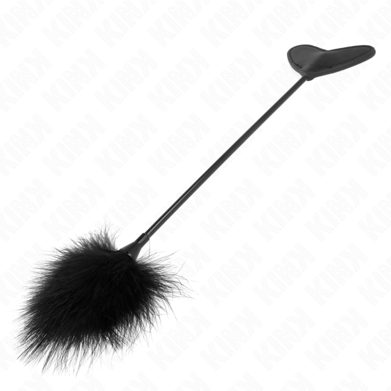 KINK - PLUMAS PARA COSQUILLAS CON PALETA DE CORAZÓN 31 CM - Imagen 4