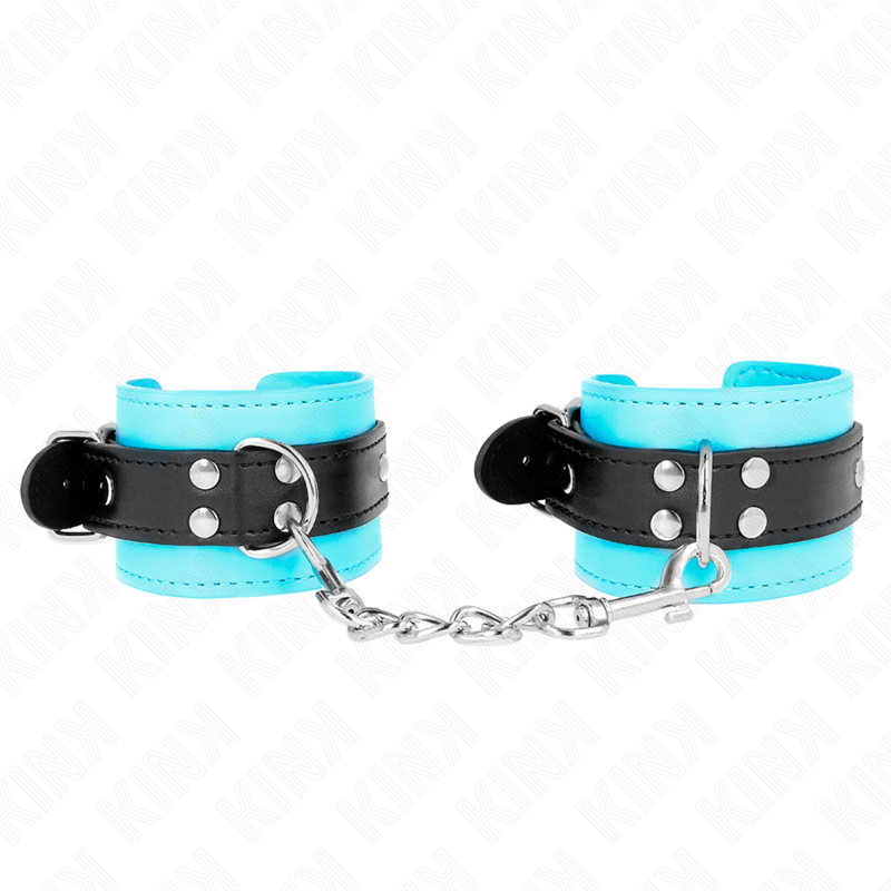 KINK - MUÑEQUERAS CON GANCHO FORRO AZUL AJUSTABLE 20-28 CM X 5.5 CM - Imagen 4