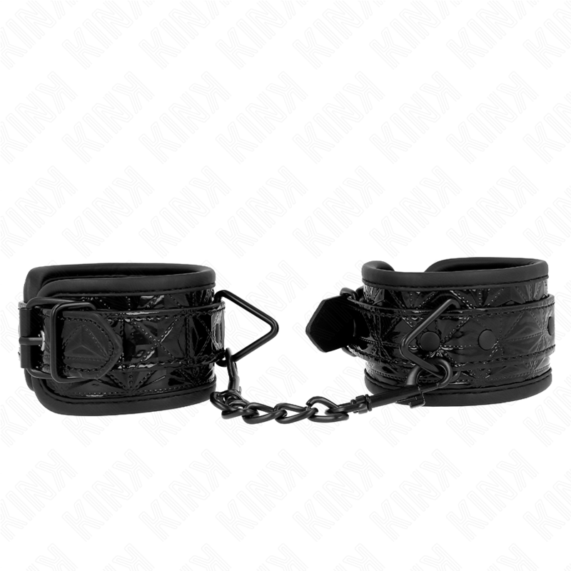 KINK - PULSO PADRÃO DIAMANTE PRETO AJUSTÁVEL 17-26 CM X 5,5 CM - Image 4
