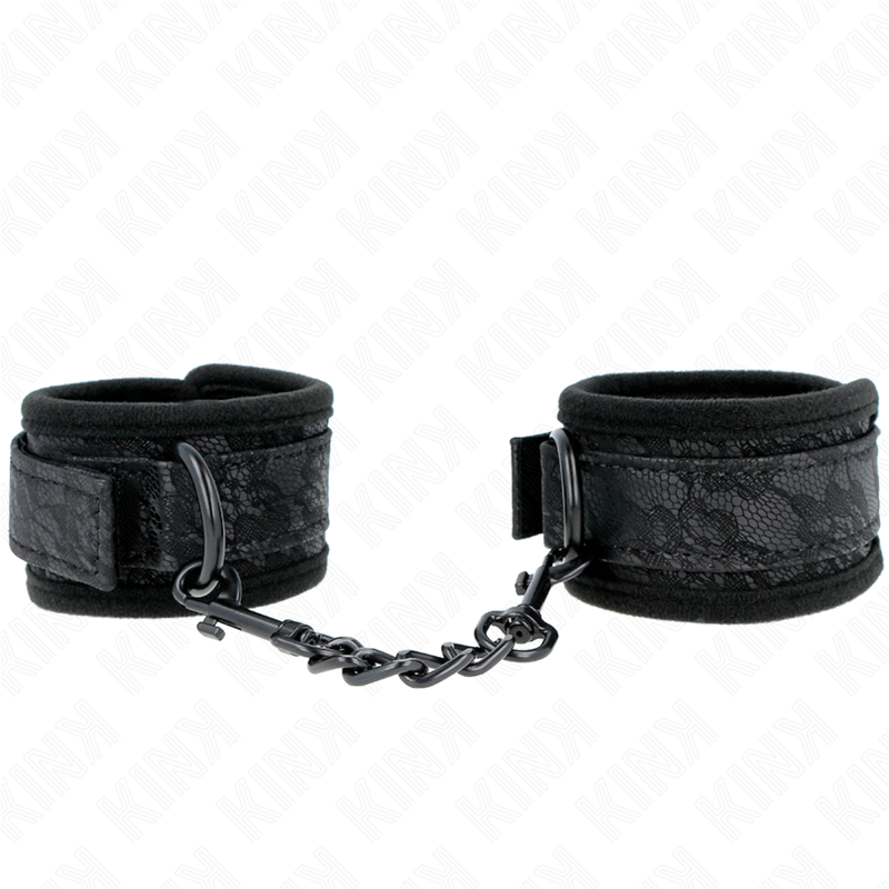 KINK - PUNHOS COBERTOS DE RENDA ESCURA NEOPRENE AJUSTÁVEL PRETO 20-29 CM X 5 CM - Image 3