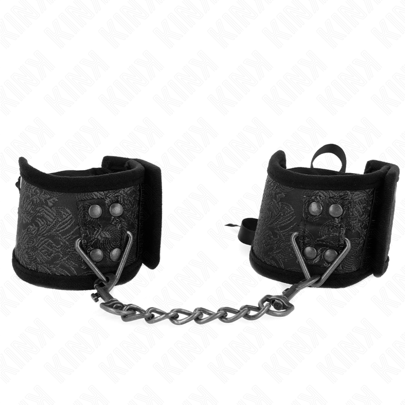 KINK - RESISTENZA DA POLSO SCANDALO DETTAGLI IN PIZZO NERO 24,5 CM X 6,5 CM - immagine 2