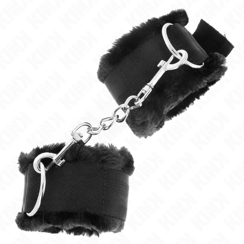 KINK - PULSO FORRO PELUDO PRETO AJUSTÁVEL 17-31 CM X 7 CM - Image 3