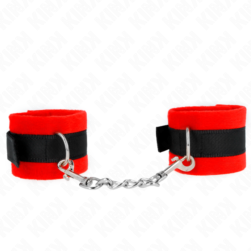 KINK - MUÑEQUERAS PARA PRINCIPIANTES NEGRO-ROJO 30 X 7 CM - Imagen 2