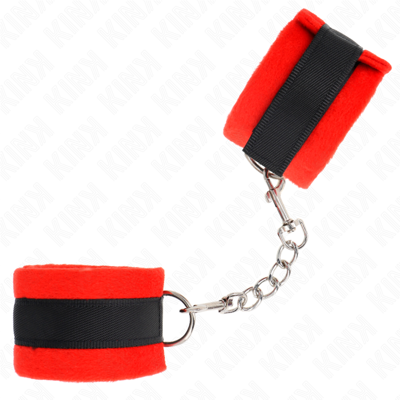 KINK - MUÑEQUERAS PARA PRINCIPIANTES NEGRO-ROJO 30 X 7 CM - Imagen 3