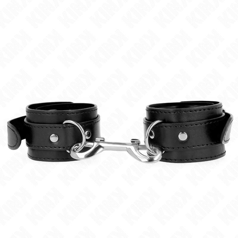 KINK - RETENÇÕES DE PULSO - LINHA DE REBITES ÚNICOS PRETO AJUSTÁVEL 17-28 CM X 5 CM - Image 2