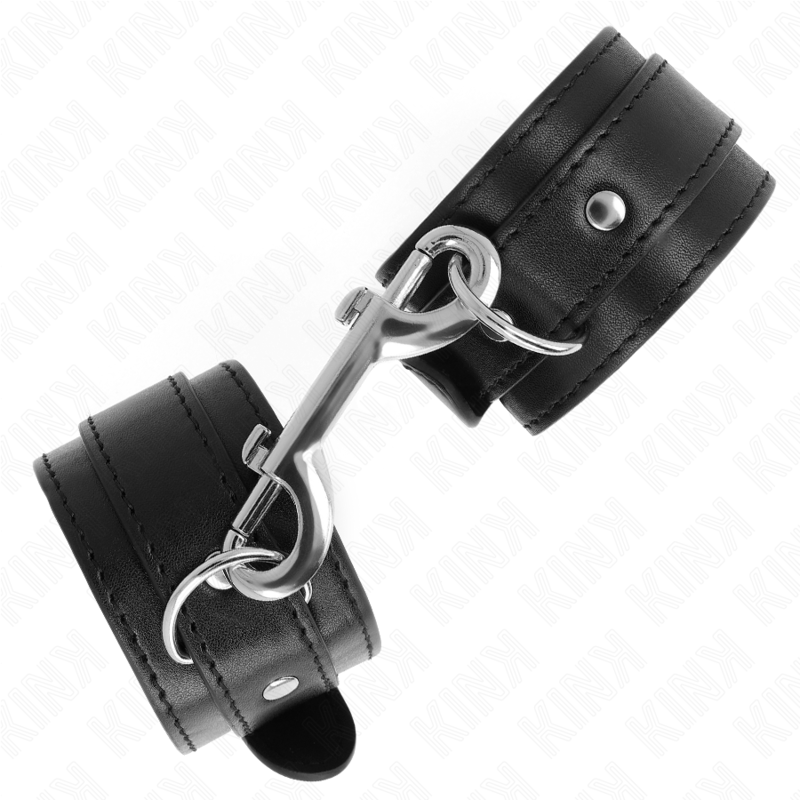KINK - RETENÇÕES DE PULSO - LINHA DE REBITES ÚNICOS PRETO AJUSTÁVEL 17-28 CM X 5 CM - Image 3