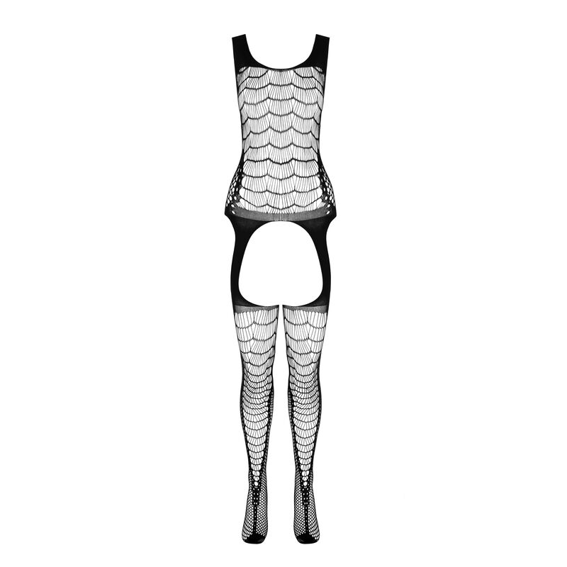 PASSION - BS 104 BODYSTOCKING BLANC TAILLE UNIQUE – Image 2