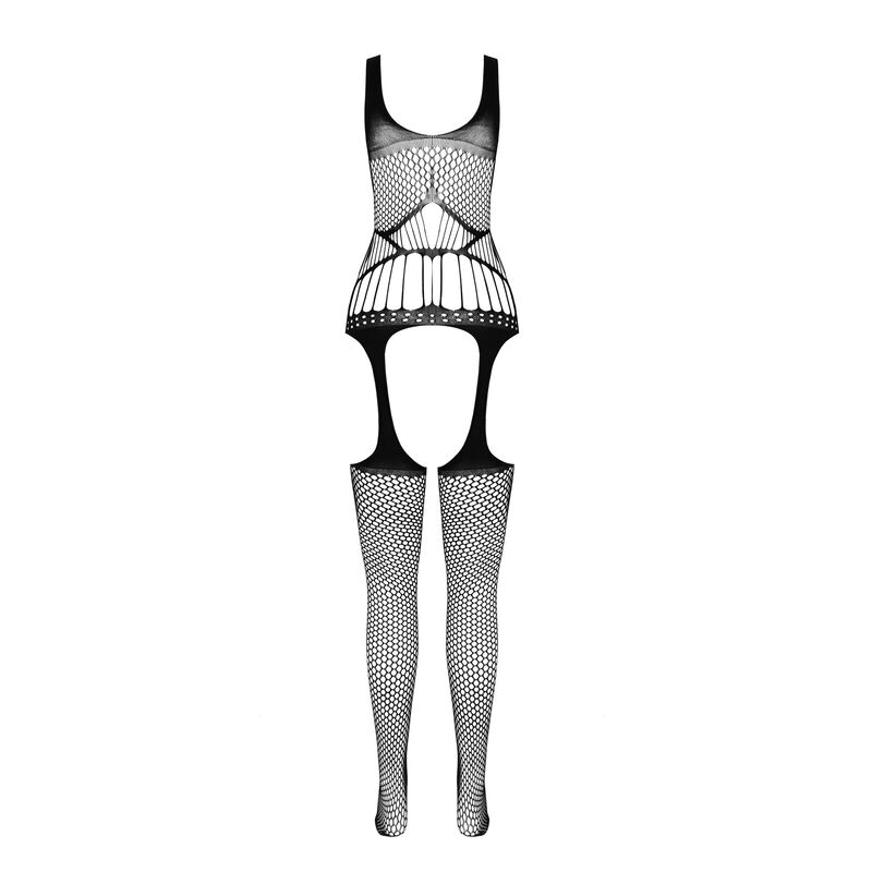 PASSION - BS 106 BODYSTOCKING NEGRO TALLA ÚNICA - Imagen 3